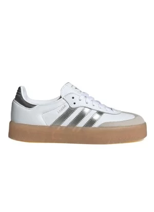 Adidas Scarpe Sambae W Bianco Argento JS3943