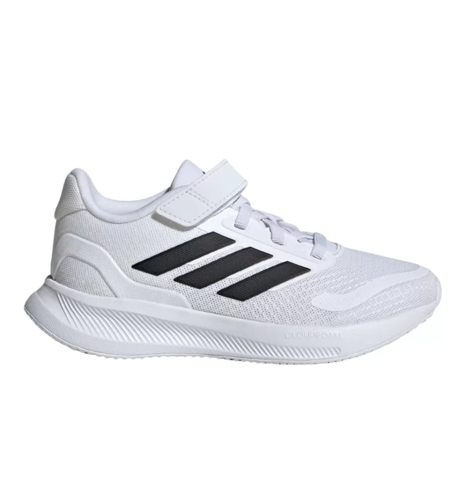 Adidas Scarpe Runfalcon 5 El C Kids Bianco Nero IE8579