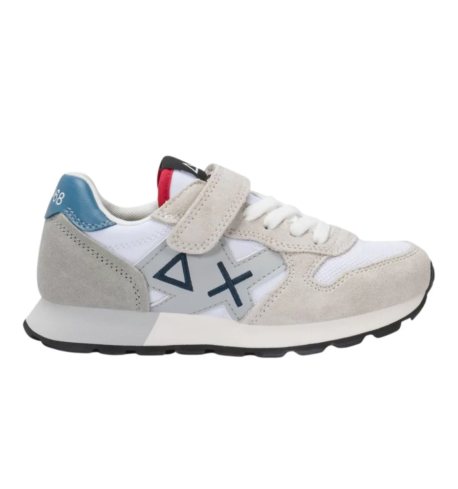 Sun68 Scarpe Boy's Jaki Solid Kid Bianco Z36315K 01