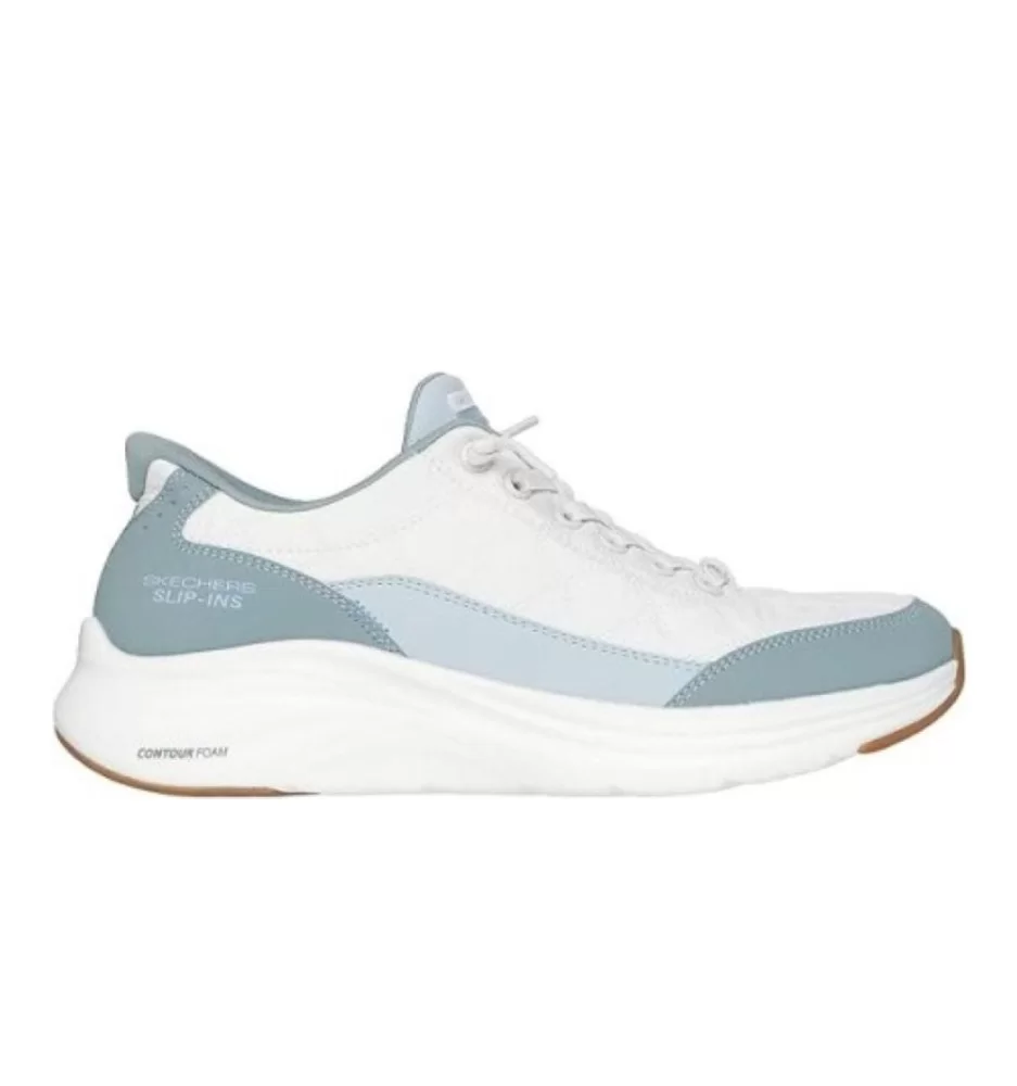 Skechers Scarpe Contour Foam W Bianco Verde 150404 SAGE