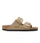 Birkenstock Ciabatta Arizona Big Buckle Stretta Oiled Leather Tabacco Brown W Marrone 1030395