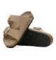Birkenstock Ciabatta Arizona Big Buckle Stretta Oiled Leather Tabacco Brown W Marrone | Birkenstock | 