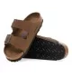 Birkenstock Ciabatta Arizona Stretta Plantare Morbido Dark Tea Suede W Marrone | Birkenstock | 