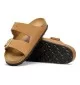 Birkenstock Ciabatta Arizona Stretta Plantare Morbido Mink Nubuck Leather W Marrone | Birkenstock | 