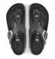 Birkenstock Infradito Gizeh Regolare Oiled Leather Big Buckle Black W Nero | Birkenstock | 