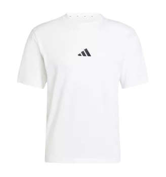 Adidas T-shirt Small Logo M Bianco JF1092