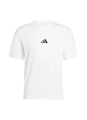 Adidas T-shirt Small Logo M Bianco JF1092
