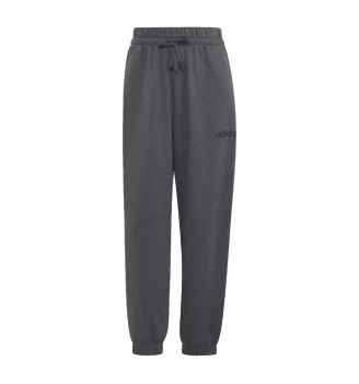 Adidas Pantaloni Linear French Terry W Grigio Scuro KC5242