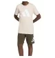 Adidas Tuta Big Logo Kids Jr Beige Verde | Adidas | 
