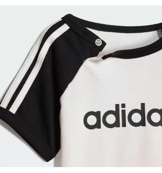 Adidas Tuta Sprinter 3 Stripes Inf Bianco Nero | Adidas | 