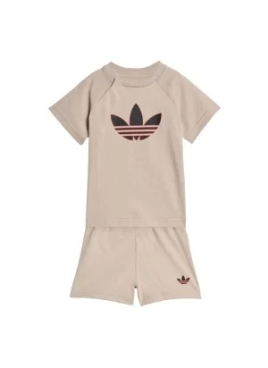 Adidas Tuta Trefoil Inf Beige KD1039