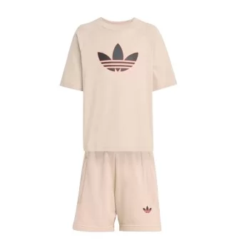 Adidas Tuta Trefoil Loose Kids Beige KD5764
