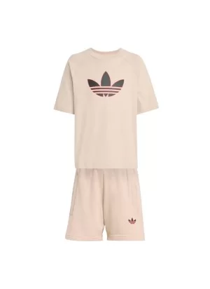 Adidas Tuta Trefoil Loose Kids Beige KD5764