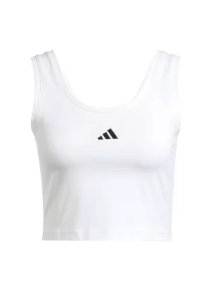 Adidas Canotta Small Logo W Bianco JD0545