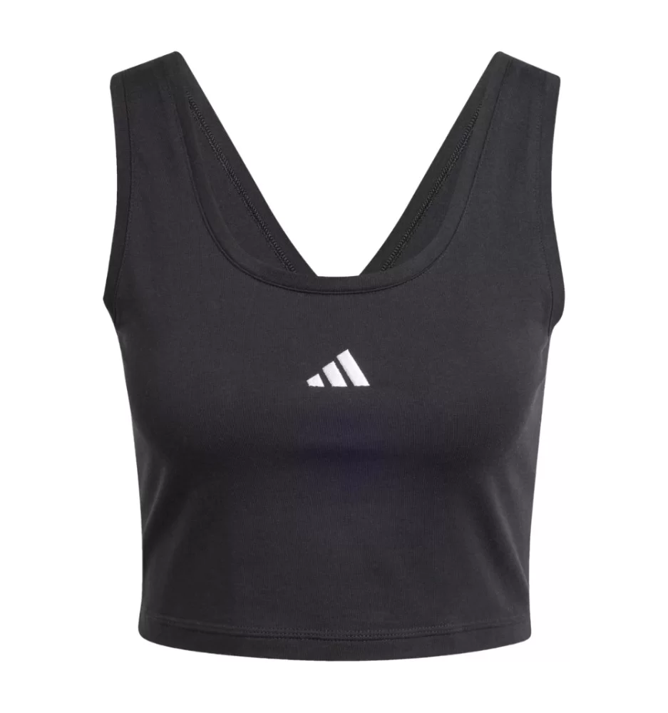 Adidas Canotta Small Logo W Nero JE1321