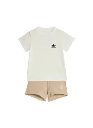Adidas Tuta Classic Inf Bianco Beige KE2357
