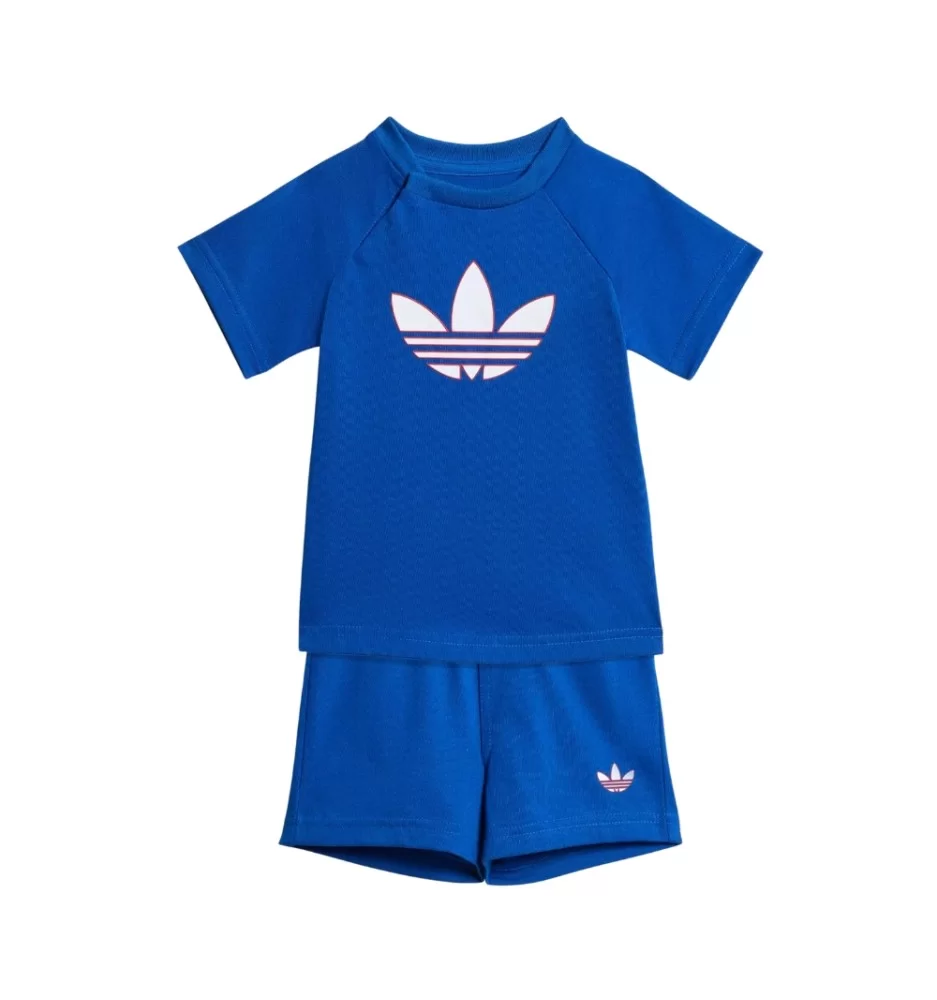 Adidas Tuta Trefoil Inf Blu KD1033