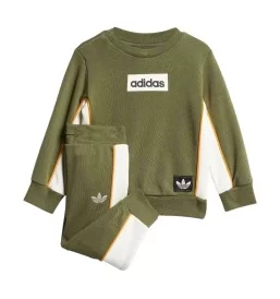 Adidas Tuta Retro Kids Verde Bianco JY2749