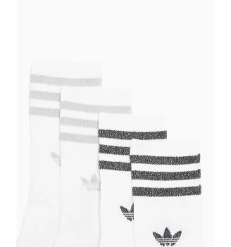 Adidas Calzini Glitter Polpaccio 2 Paia Bianco | Adidas | 