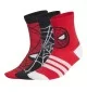 Adidas Calzini Marvel Spider-Man Kids Rosso Nero JG5787