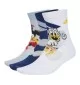 Adidas Calzini Mouse Mouse 3 Paia Kids Bianco Blu JG5807