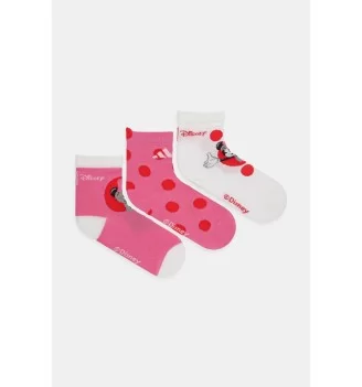 Adidas Calzini Disney Minnie Mouse 3 Paia Kids Bianco Rosa | Adidas | 