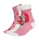 Adidas Calzini Disney Minnie Mouse 3 Paia Kids Bianco Rosa JH3267