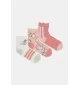 Adidas Calzini Adiraptor 3 Paia Kids Bianco Rosso | Adidas | 