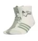 Adidas Calzini Adiraptor 3 Paia Kids Bianco Verde JD1325