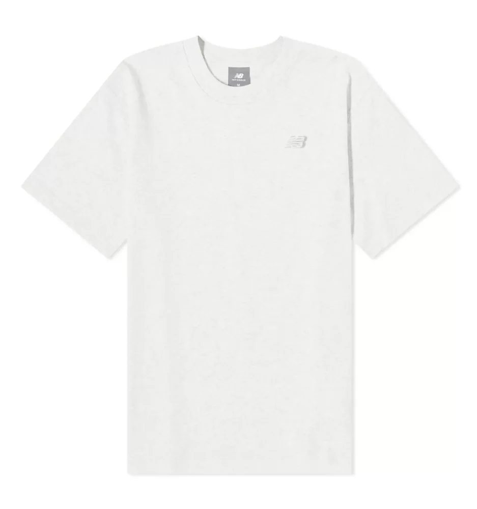 New Balance T-shirt Athletics Jersey Ash Heather W Bianco WT41501AHH