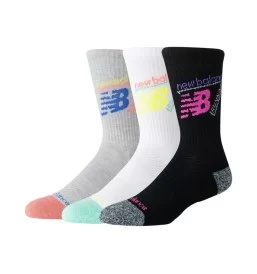 New Balance Calzini Active Polpaccio Graphic 3 Paia Bianco Grigio Nero LAS35111AS3