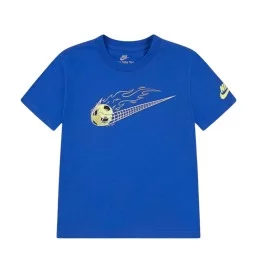 Nike T-shirt Soccer Swoosh Kids Blu 86N853-U89