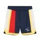 Puma Pantaloncini Showtime Mesh Short M Blu Bianco Rosso 624744-02