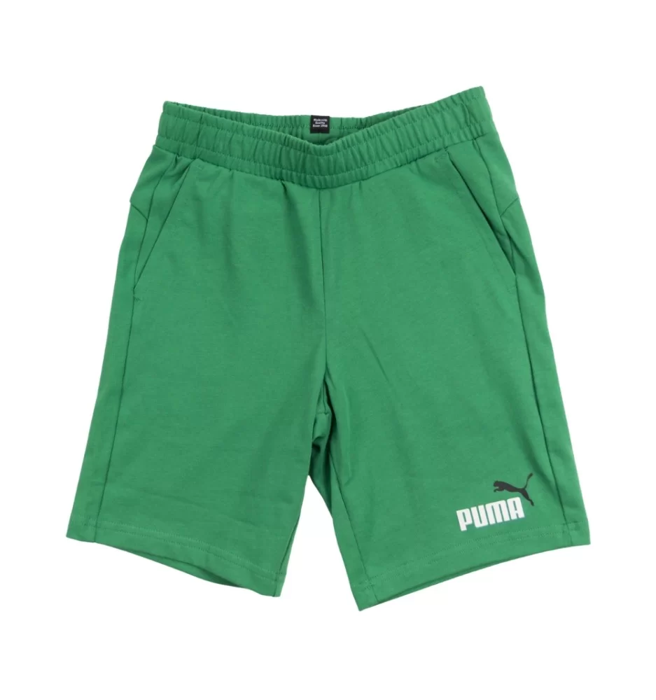 Puma Pantaloncini Essential Sj Boys Verde 683181-86