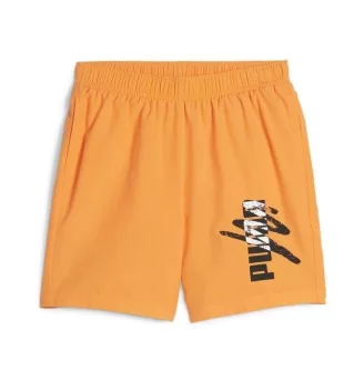 Puma Pantaloncini Essential Logo Lab Woven 5'' 12,7cm Boys Arancione Chiaro 679233-46