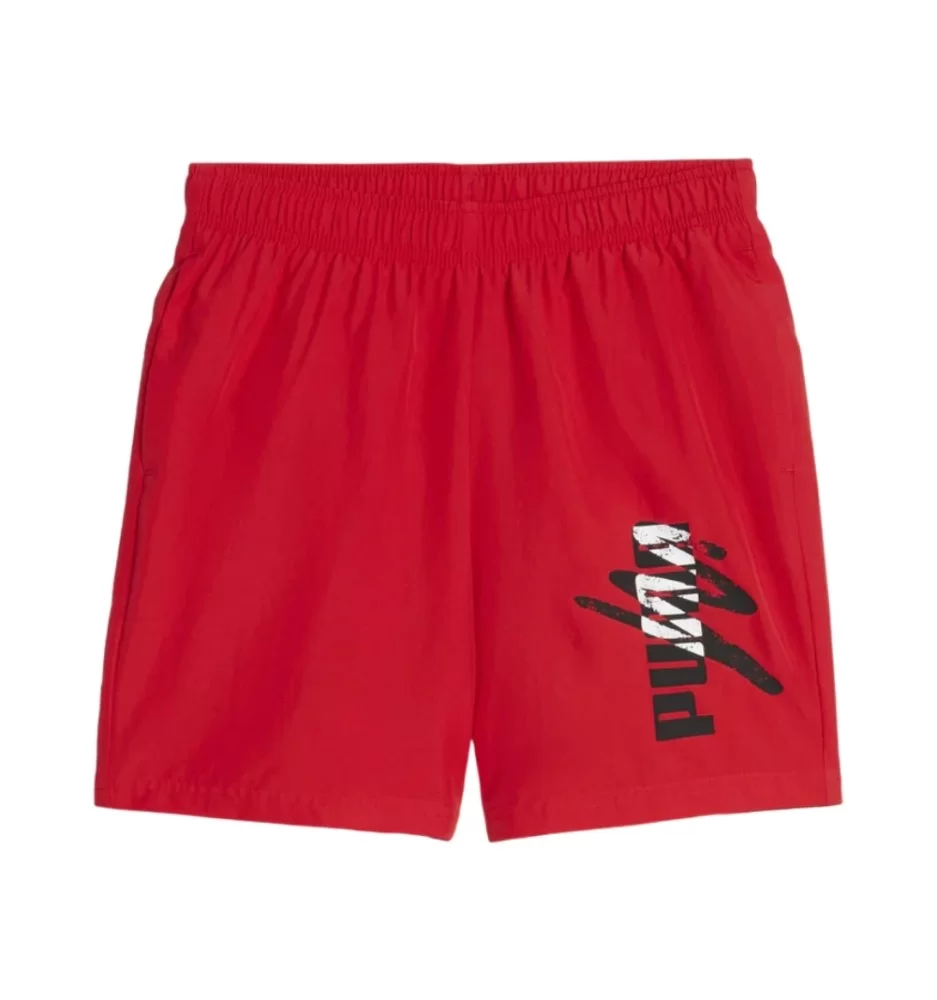 Puma Pantaloncini Essential Logo Lab Woven 5'' 12,7cm Boys Rosso 679233-11