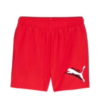 Puma Pantaloncini Essential Logo Lab Cat Woven 5'' 13cm M Rosso 678991-11