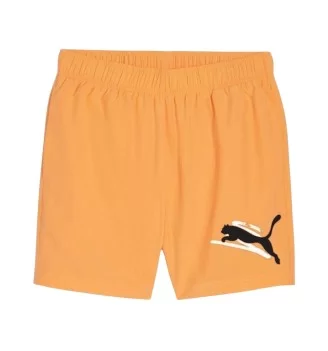 Puma Pantaloncini Essential Logo Lab Cat Woven 5'' 13cm M Arancione Chiaro 678991-46