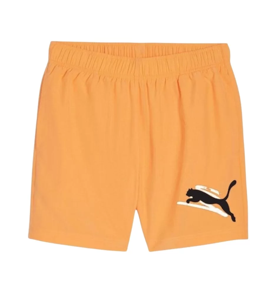 Puma Pantaloncini Essential Logo Lab Cat Woven 5'' 13cm M Arancione Chiaro 678991-46