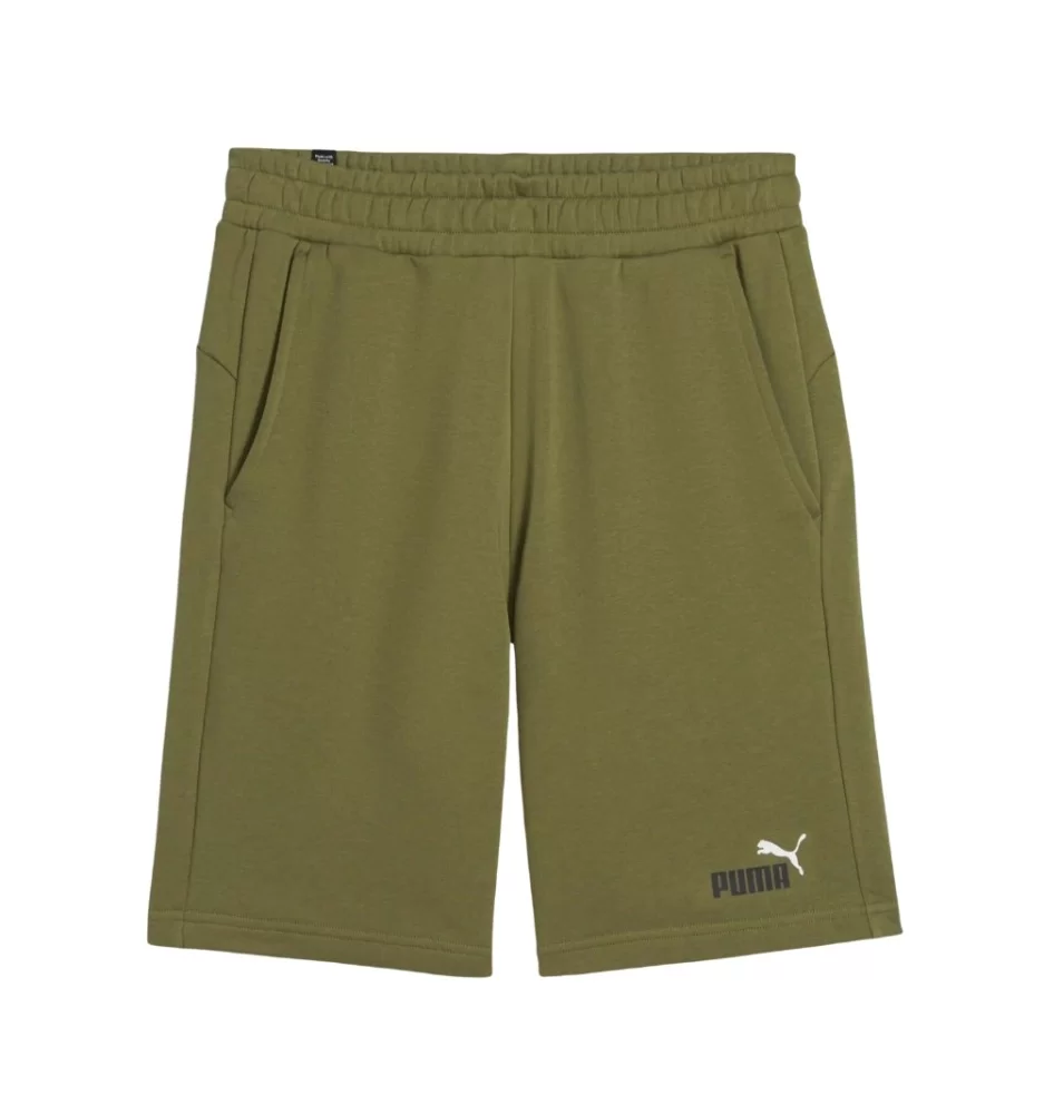 Puma Pantaloncini Essential 2 Col 10" 25cm M Verde Olive 586766-35