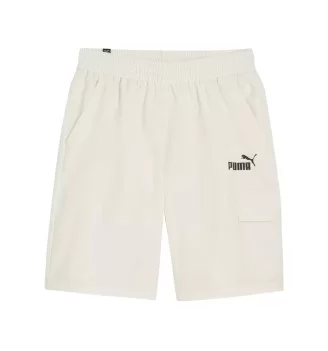 Puma Pantaloncini Essential Woven Cargo 9'' 23cm M Bianco 679731-87
