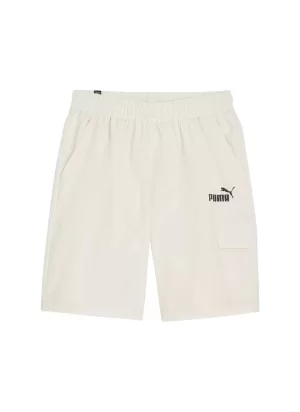 Puma Pantaloncini Essential Woven Cargo 9'' 23cm M Bianco 679731-87