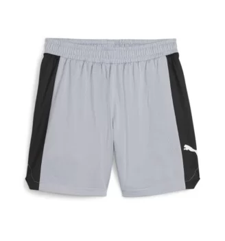 Puma Pantaloncini Basketball Blueprint Mesh Boys Grigio Nero 679983-63