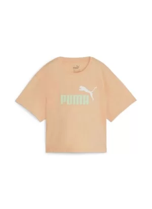 Puma T-shirt Logo Cropped Girls Pesca 845346-45