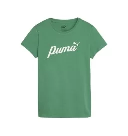 Puma T-shirt Essential Script W Verde 679315-86