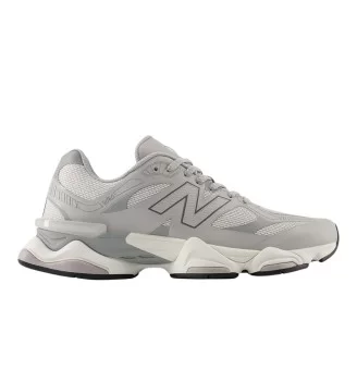 New Balance Scarpe 9060 Nubuck Mesh Grigio Verde U90601NR