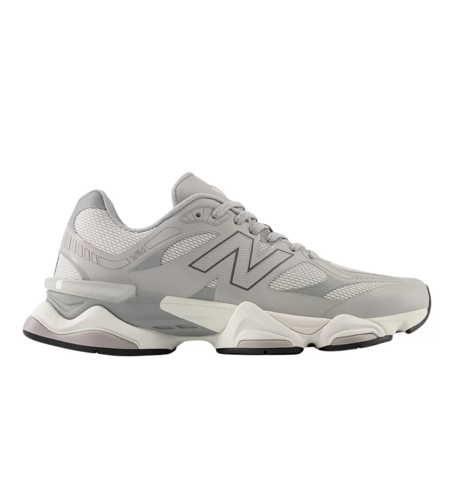 New Balance Scarpe 9060 Nubuck Mesh Grigio Verde U90601NR