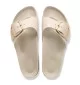 Birkenstock Ciabatta Madrid Stretta Big Buckle Hex W Shine Oyster Bianco | Birkenstock | 