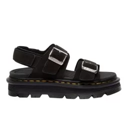 Dr. Martens Sandali Zebzag Eh Suede Black Nero 42689001