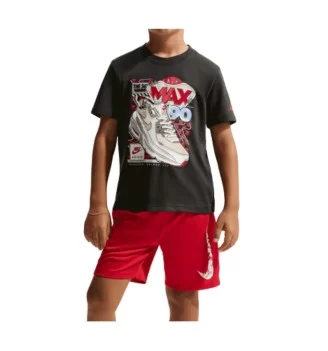 Nike Tuta Air Max Sneaker Rosso Nero 86N818-G9Q